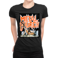 Graveyard Metal Church, Graveyard Metal Churchs, Graveyard, Metal, Chu Ladies Fitted T-shirt | Artistshot