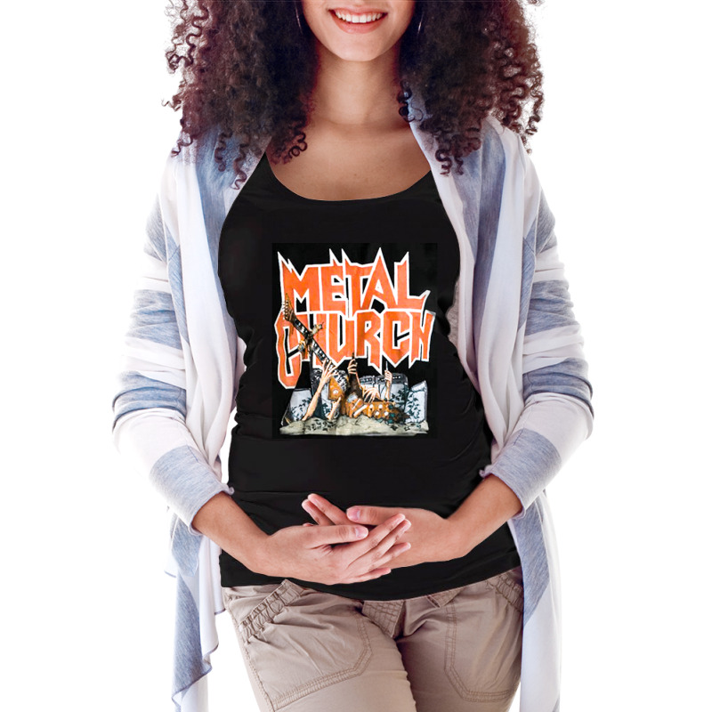 Graveyard Metal Church, Graveyard Metal Churchs, Graveyard, Metal, Chu Maternity Scoop Neck T-shirt by cm-arts | Artistshot