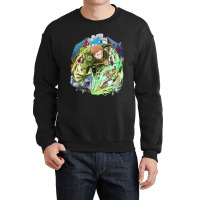 Harlequin Fighting With Chastiefol's Spear Crewneck Sweatshirt | Artistshot