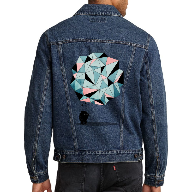 The Pondering Men Denim Jacket | Artistshot