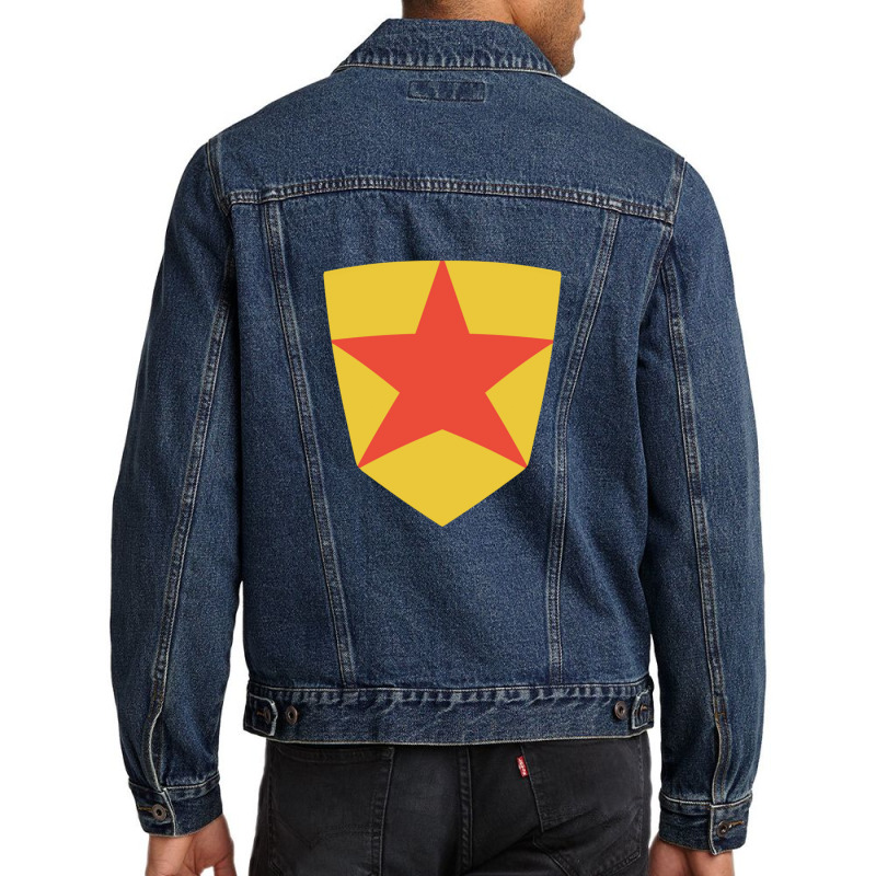 Wordgirl Inspired Star Men Denim Jacket | Artistshot