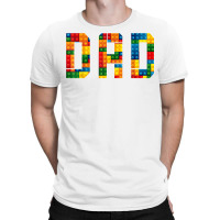 Dad Brick Builder Funny Blocks Master Builder T Shirt T-shirt | Artistshot