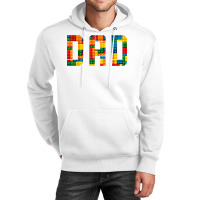 Dad Brick Builder Funny Blocks Master Builder T Shirt Unisex Hoodie | Artistshot