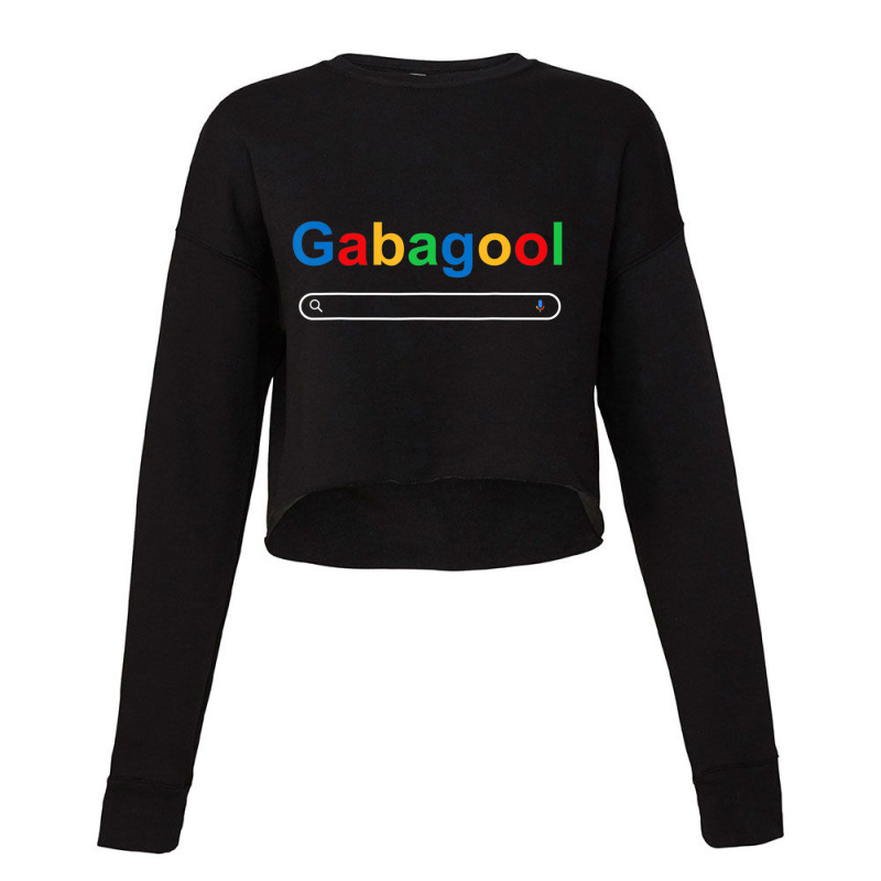 Gabagool Capicola Italian Slang Quote Cropped Sweater by cm-arts | Artistshot