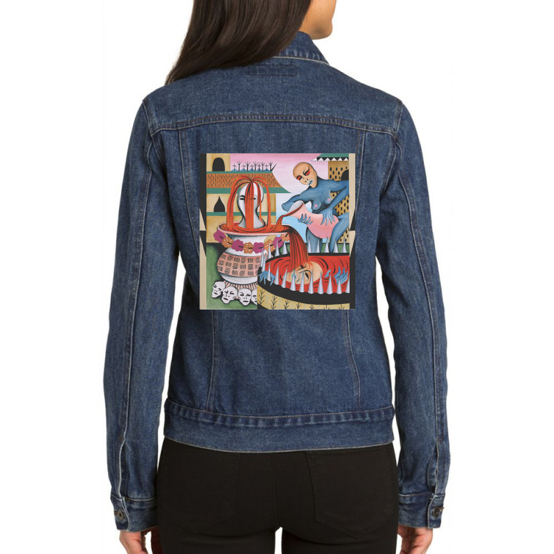 Innovative Designers Ladies Denim Jacket by cm-arts | Artistshot