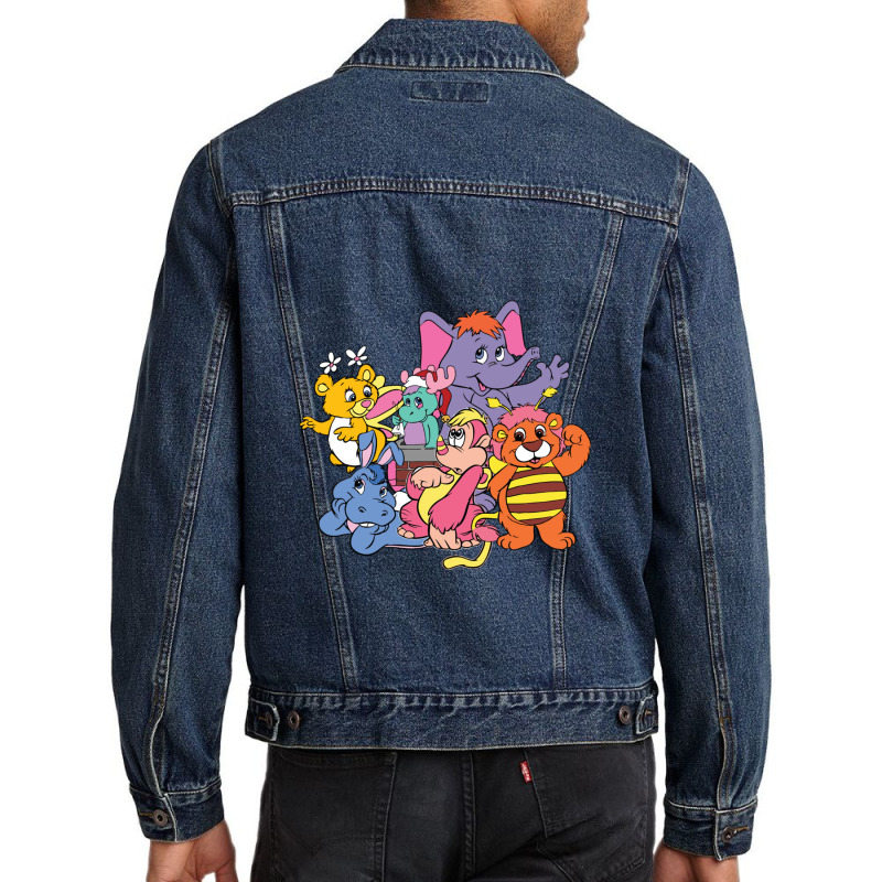 Wuzzles 80s Retro Cartoon Men Denim Jacket | Artistshot