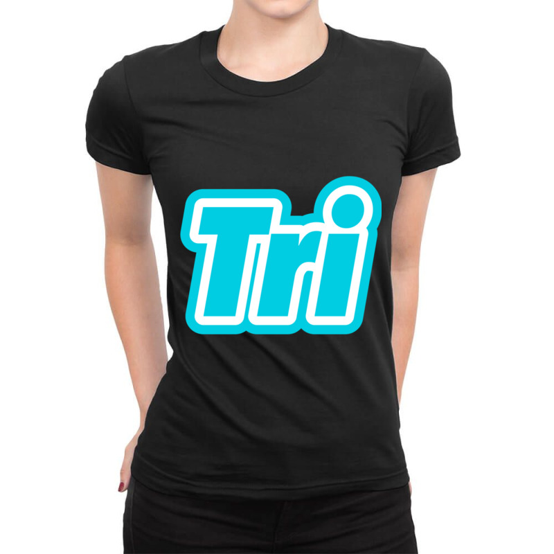 Triathlon Ladies Fitted T-Shirt by KENNETHPCLING | Artistshot