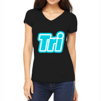 Triathlon Women's V-neck T-shirt | Artistshot