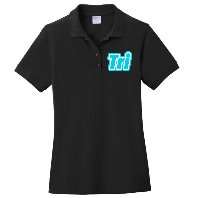 Triathlon Ladies Polo Shirt by KENNETHPCLING | Artistshot