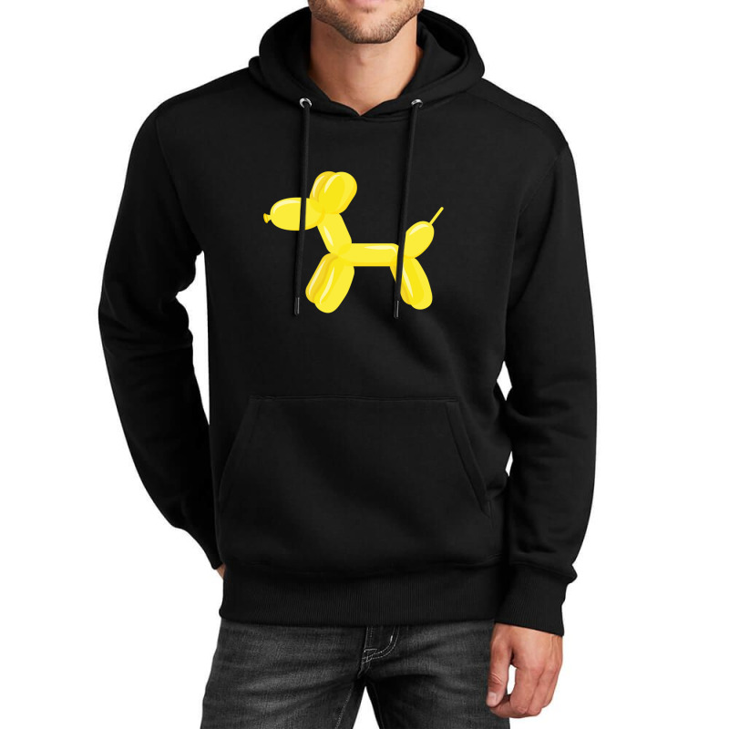 Yellow Dog Balloon Unisex Hoodie | Artistshot