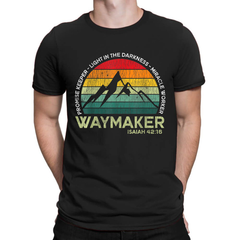 Vintage Waymaker Promise Keeper Miracle Worker T-Shirt by Christine R Cross | Artistshot