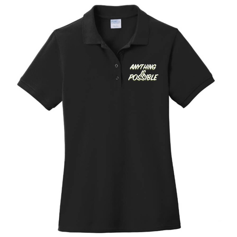 Anything Is Possible Ladies Polo Shirt by KENNETHPCLING | Artistshot