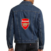 Fc #arsenal Men Denim Jacket | Artistshot