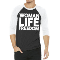 Woman Life Freedom Iran Zan Zendegi Azadi 3/4 Sleeve Shirt | Artistshot