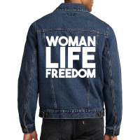 Woman Life Freedom Iran Zan Zendegi Azadi Men Denim Jacket | Artistshot