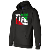 Women Life Freedom Iran Champion Hoodie | Artistshot