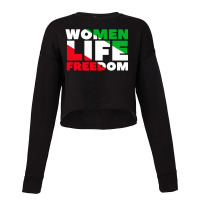 Women Life Freedom Iran Cropped Sweater | Artistshot