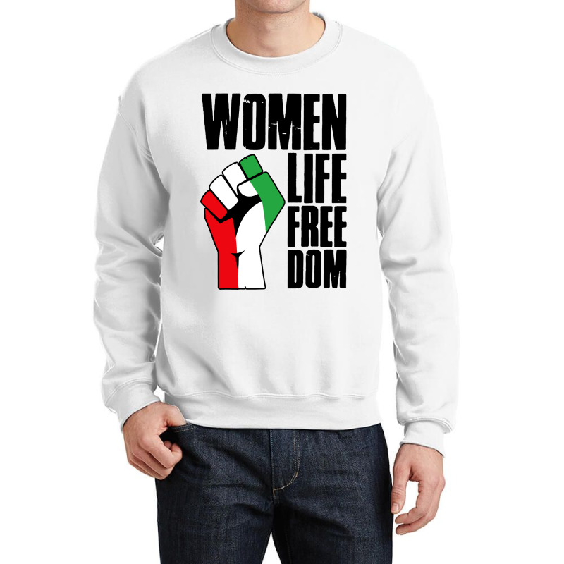 Women Life Freedom Vintage Crewneck Sweatshirt by Blackbubbles | Artistshot