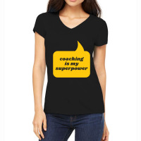 Coaching Is My Superpower Women's V-neck T-shirt | Artistshot