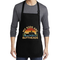 My Kids Are Buttheads I Farmer Quote I Love Farm Medium-length Apron | Artistshot