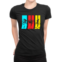 Bmx Motocross Bike Racing Bicycle Ladies Fitted T-shirt | Artistshot