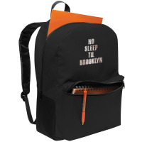 No Sleep Til Brooklyn Backpack | Artistshot