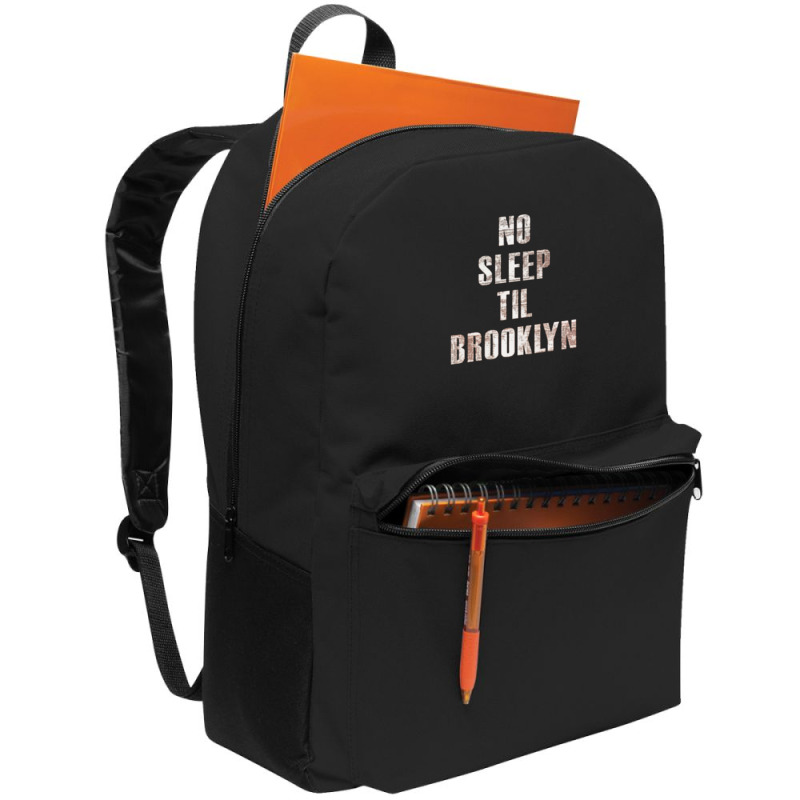 No Sleep Til Brooklyn Backpack | Artistshot