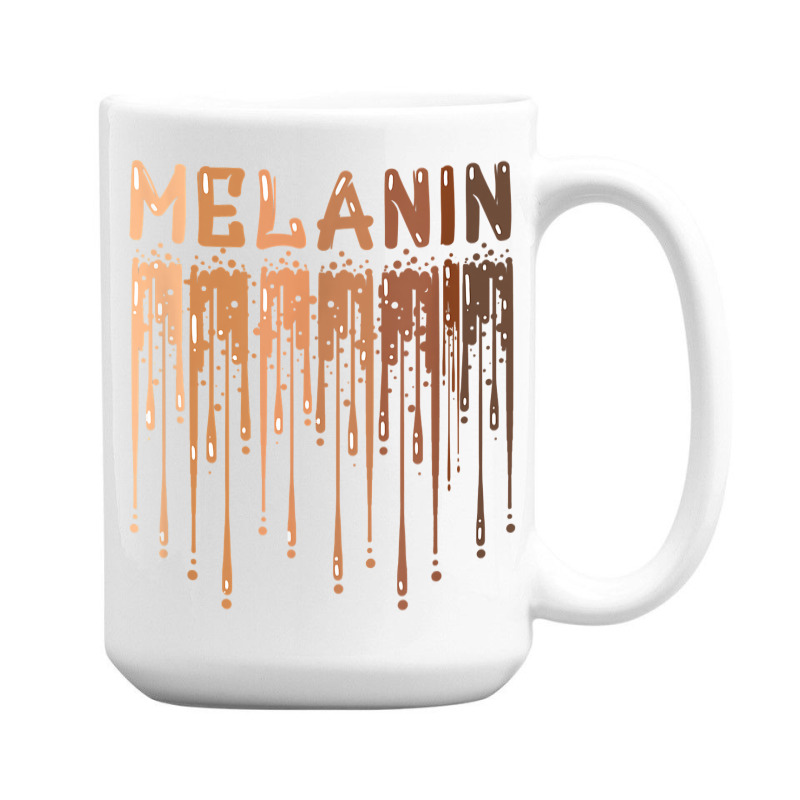 Drippin Melanin For Women Pride   Gifts Black History Month T Shirt 15 Oz Coffee Mug | Artistshot