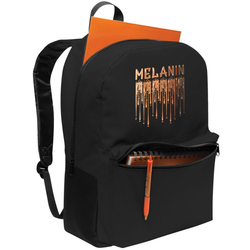 Drippin Melanin For Women Pride   Gifts Black History Month T Shirt Backpack | Artistshot