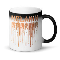 Drippin Melanin For Women Pride   Gifts Black History Month T Shirt Magic Mug | Artistshot