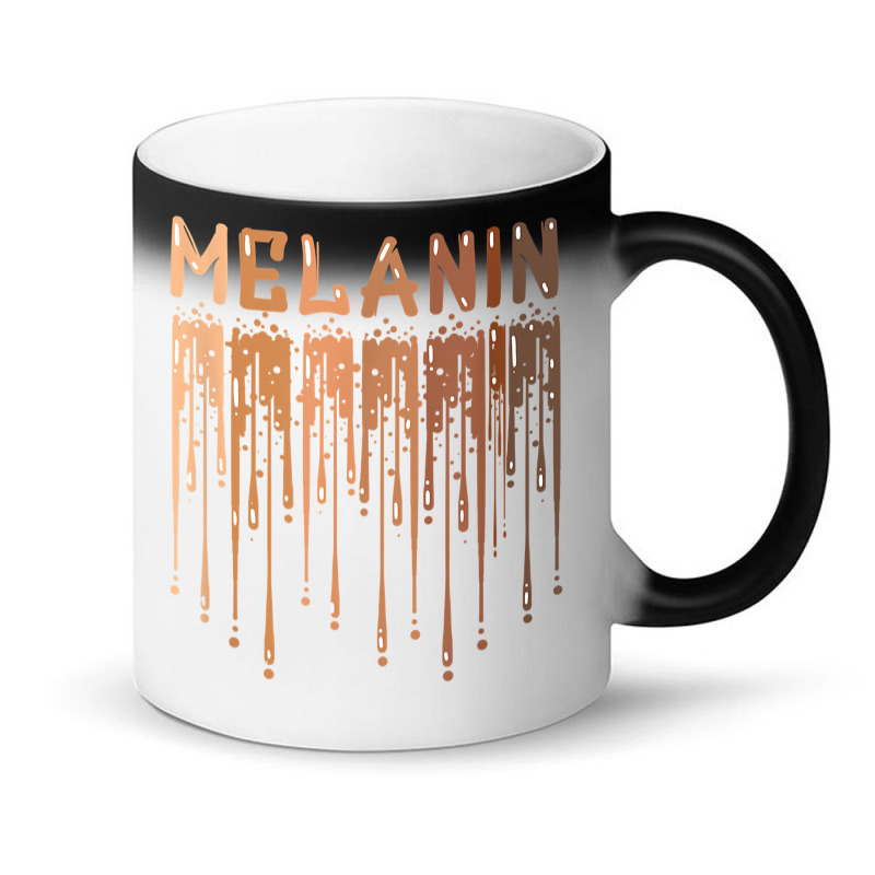 Drippin Melanin For Women Pride   Gifts Black History Month T Shirt Magic Mug | Artistshot