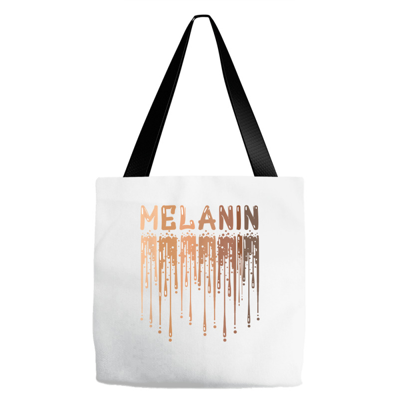 Drippin Melanin For Women Pride   Gifts Black History Month T Shirt Tote Bags | Artistshot