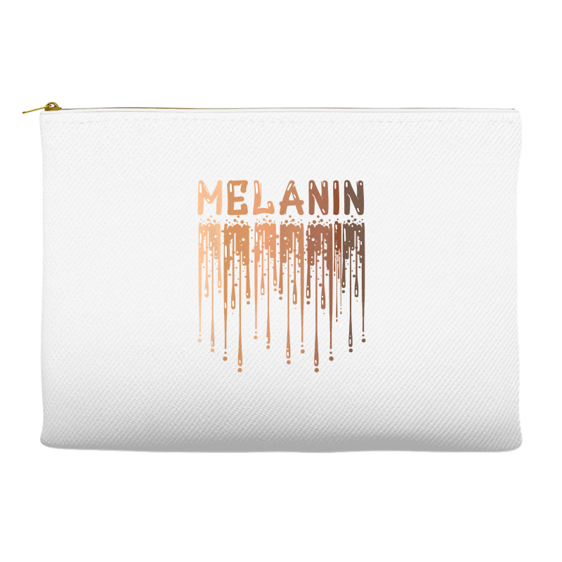 Drippin Melanin For Women Pride   Gifts Black History Month T Shirt Accessory Pouches | Artistshot