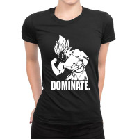 Dominate A Vegeta Bodybuilding A Anime Gym For Friend Ladies Fitted T-shirt | Artistshot