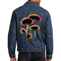 Mycology Colourful Magic Wild Mushrooms Fungiphile T Shirt Men Denim Jacket | Artistshot