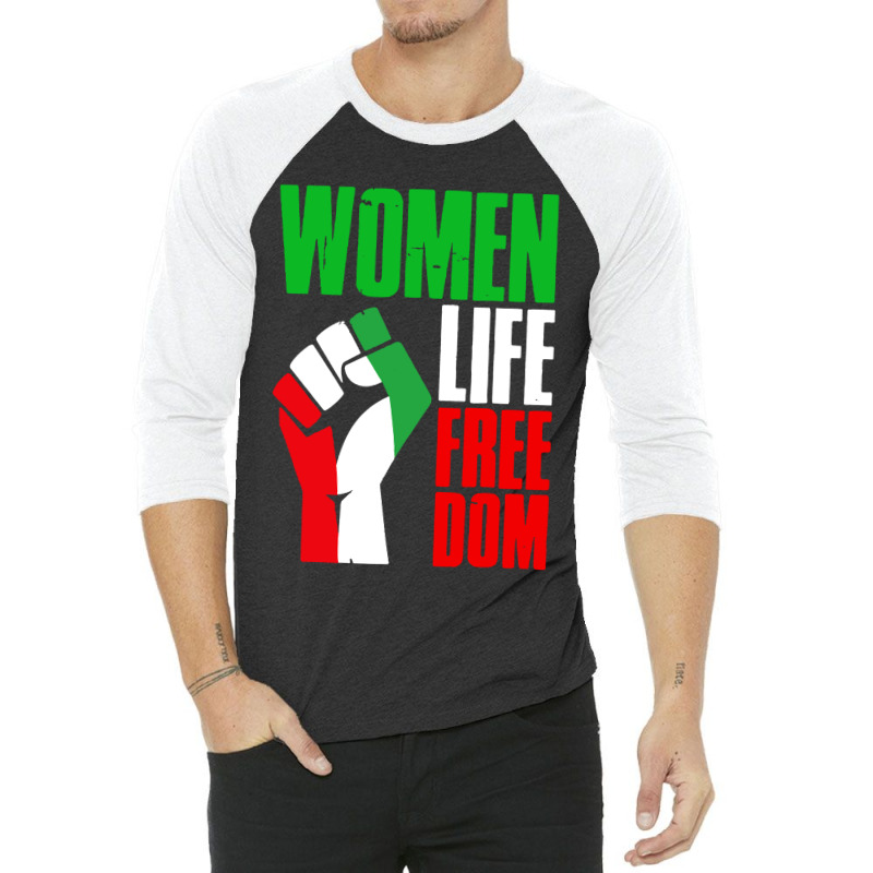 Women Life Freedom Vintage 3/4 Sleeve Shirt by Blackbubbles | Artistshot