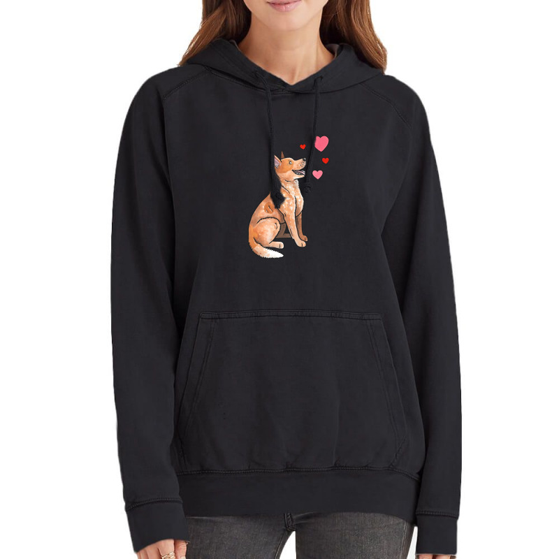 Australian Cattle Dog Love Vintage Hoodie by AudreyRussian | Artistshot