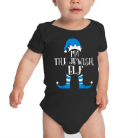 Jewish Elf Hat Funny Hanukkah Gift Jewish Chanukah Pj T Shirt Baby Bodysuit | Artistshot