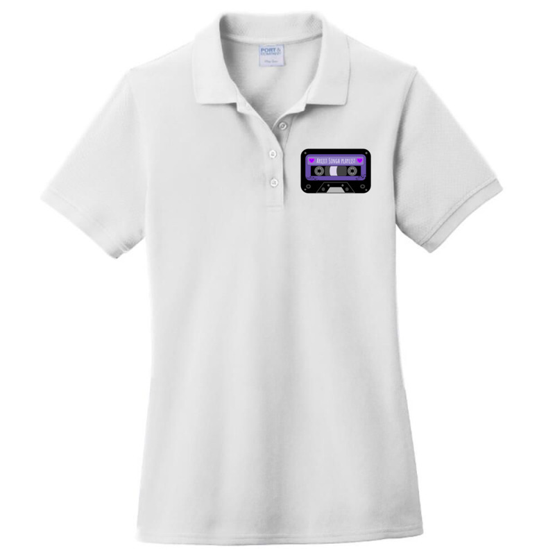 Arijit Singh Playlist Ladies Polo Shirt by cm-arts | Artistshot