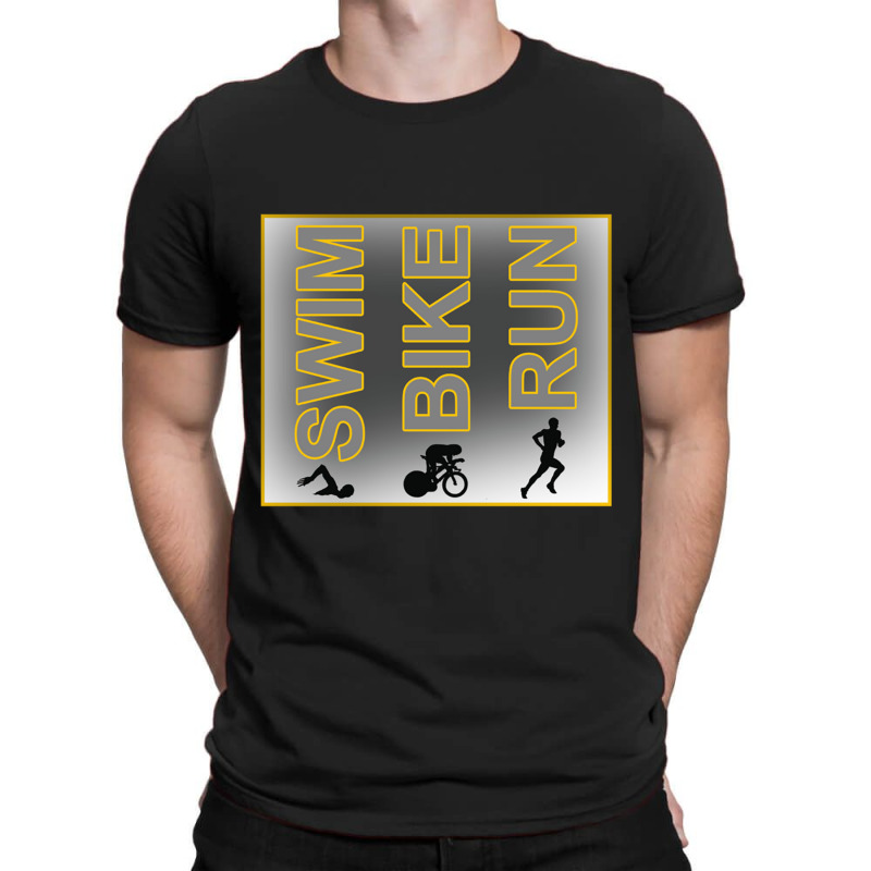 Swim Bike Run (3) T-Shirt by KENNETHPCLING | Artistshot