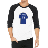 Xavier Rhodes Jersey No 27 3/4 Sleeve Shirt | Artistshot