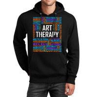 Art Therapy Words Gift Therapist Appreciation Gifts Unisex Hoodie | Artistshot