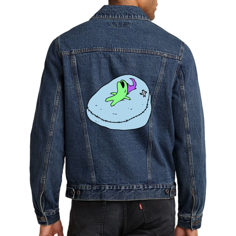 Glep Sleeping Smiling Friends Men Denim Jacket | Artistshot