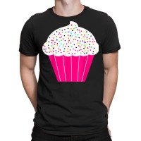 Cupcake Fun Food Costume T Shirt White Frosting Sprinkles T-shirt | Artistshot