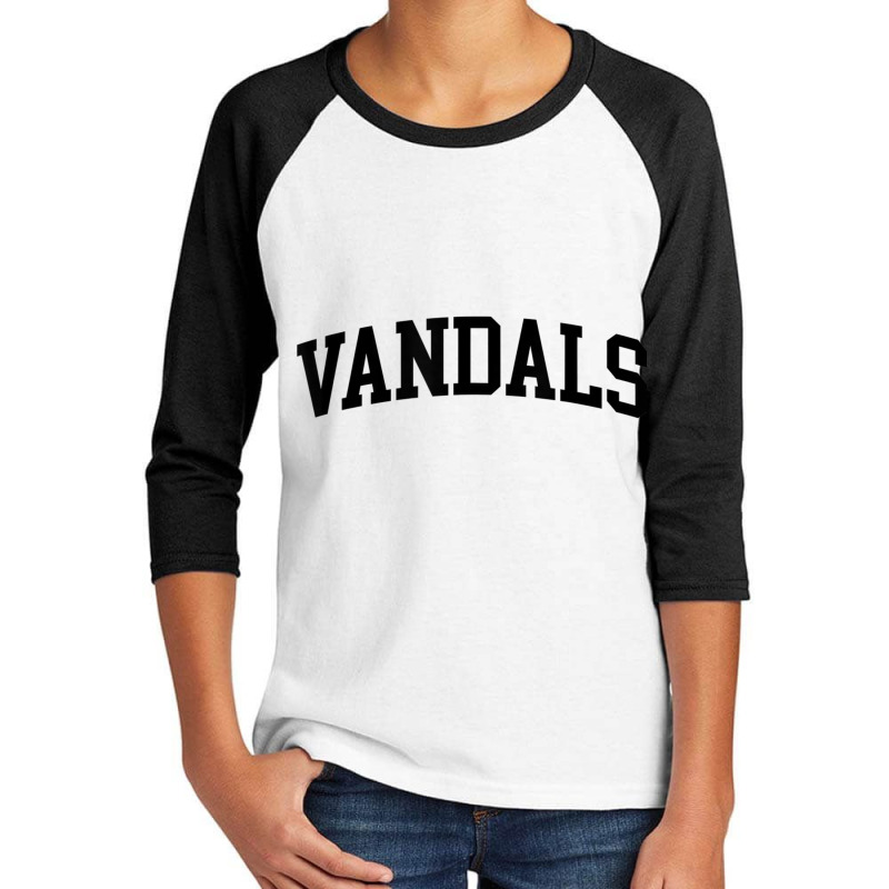 Vandals Athletic Arch College University Alumni T Shirt Youth 3/4 Sleeve | Artistshot