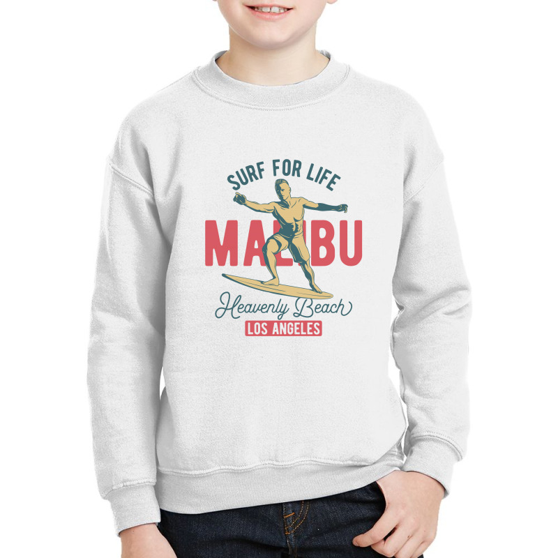 Surf For Life Youth Sweatshirt | Artistshot