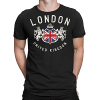 London Great Britain Vintage Crown Flag T Shirt T-shirt | Artistshot