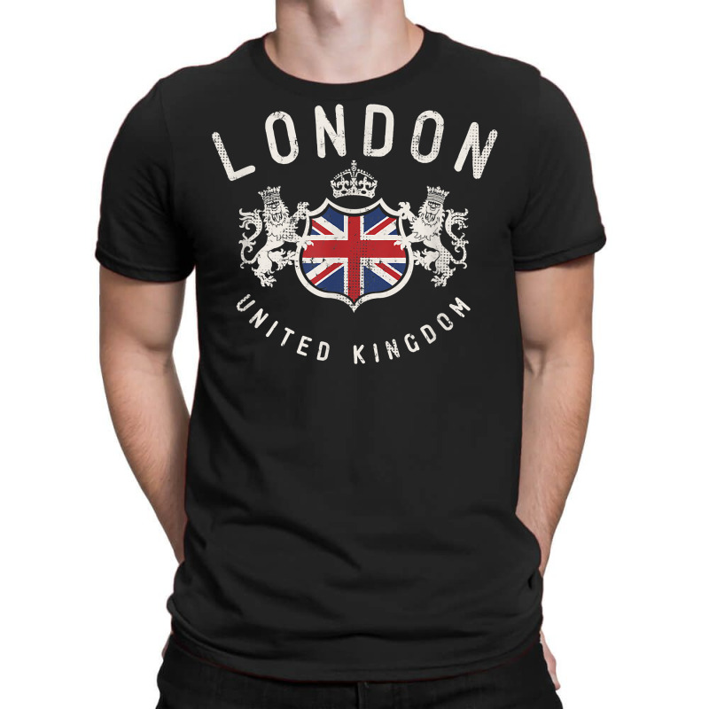 London Great Britain Vintage Crown Flag T Shirt T-shirt | Artistshot