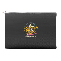 Surfing Califonia Beach Accessory Pouches | Artistshot