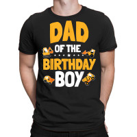 Dad Of The Birthday Boy Construction Worker Bday Party T Shirt T-shirt | Artistshot